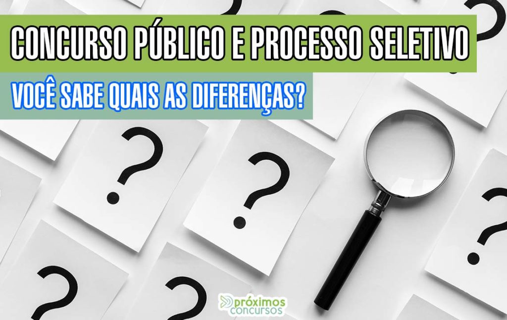 Concurso Público e Processo Seletivo