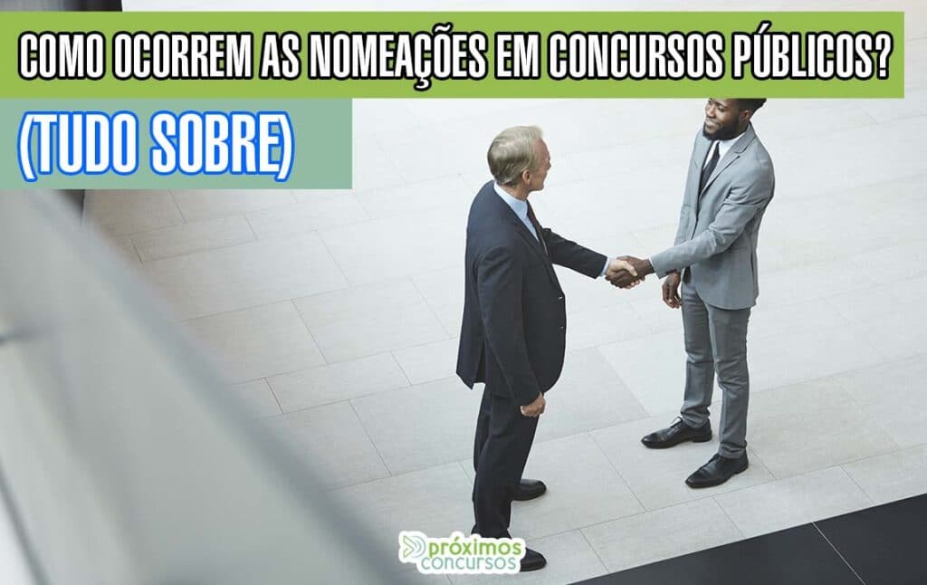 nomeações em concursos